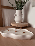 🕯️ Bougie artisanale en Jesmonite – Une pièce unique