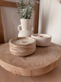 🕯️ Bougie artisanale en Jesmonite – Parfum de Grasse