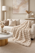 🤎 Plaid beige – Douceur & confort au quotidien